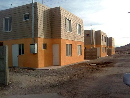 Barrio Quentena construido con sistema ICF en Calama, II Región - EXACTA®
