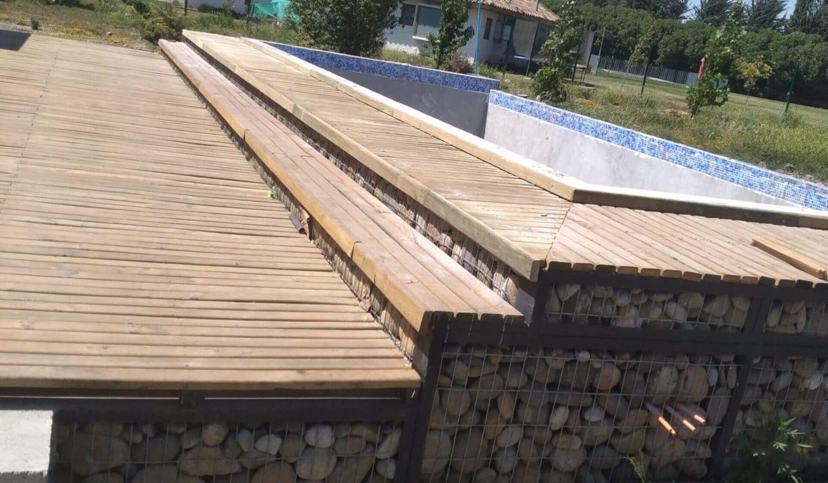 Piscina construida en Talagante - EXACTA®