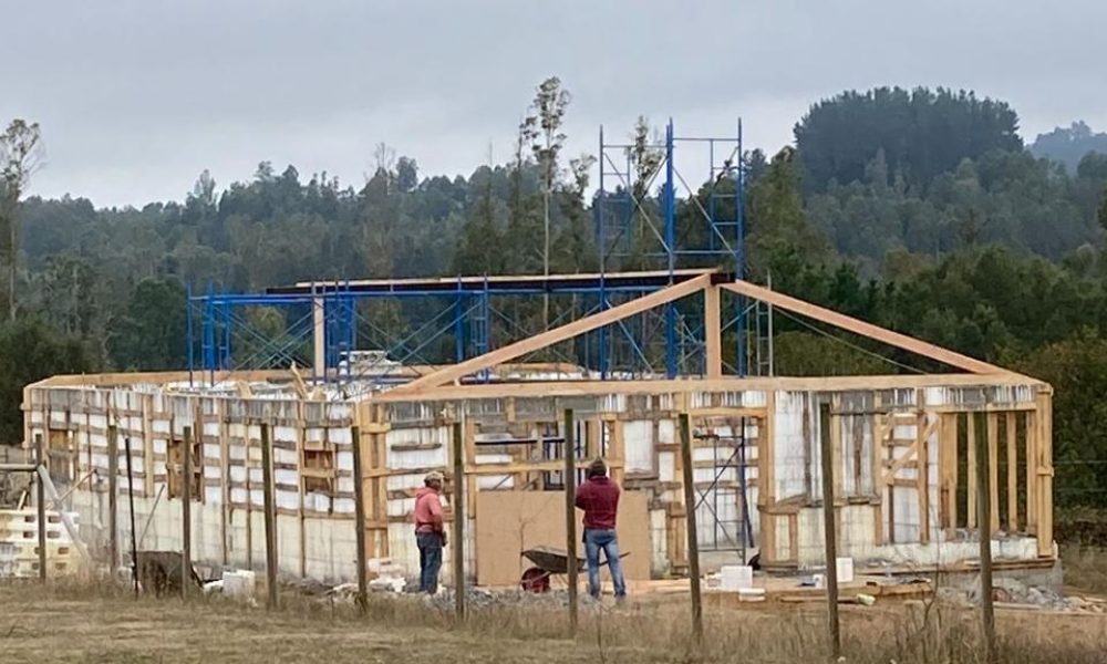 Casa 140m² construida con sistema ICF en Loncoche - EXACTA®