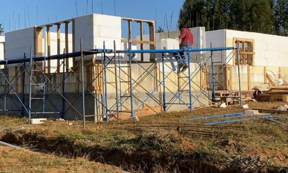 Casa 140m² construida con sistema ICF en Loncoche - EXACTA®
